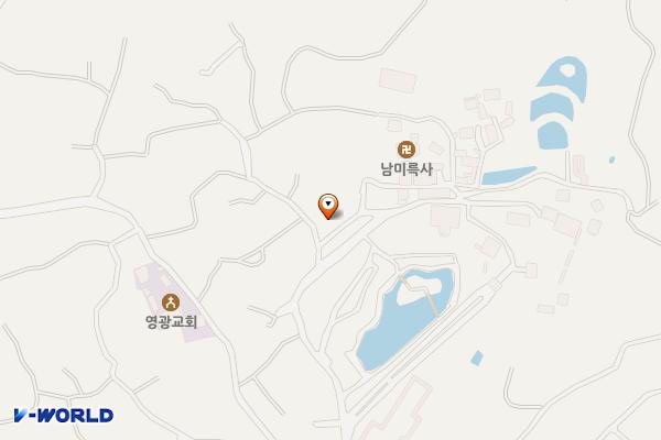 남미륵사 주차장 위치 지도 — 전남광주통합특별시 강진군 군동면 풍동1길 24-13, 남미륵사