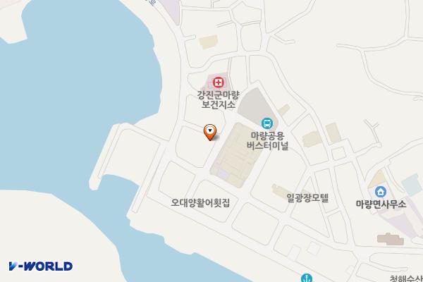 마량 5일시장 위치 지도 — 전남광주통합특별시 강진군 마량면 마량6길 11