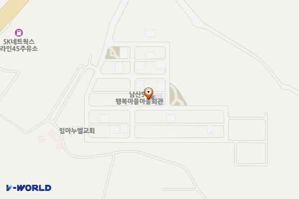 남산이주단지 공영주차장 위치 지도 — 경기도 평택시 팽성읍 남산리 563-5