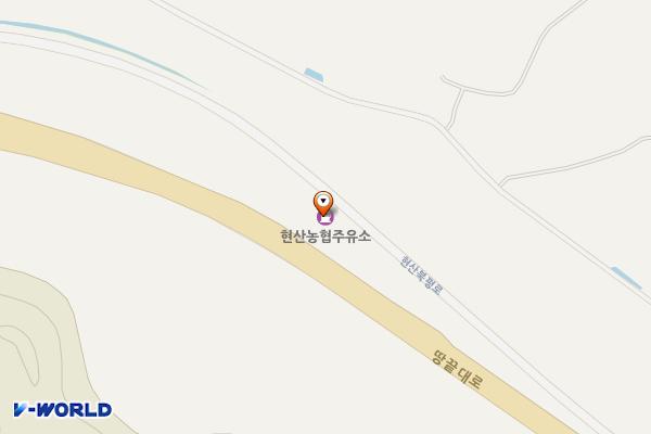 현산농협주유소 위치 지도 — 전남광주통합특별시 해남군 현산면 땅끝대로 1711