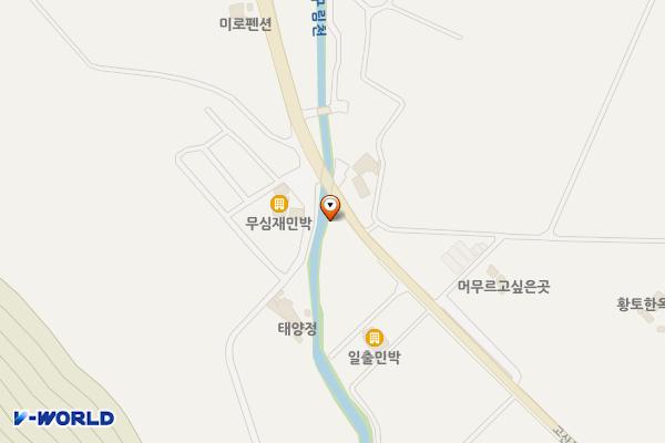 동그라미주유소 위치 지도 — 전남광주통합특별시 해남군 삼산면 고산로 696