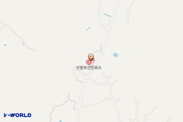 신방보건진료소 위치 지도 — 전남광주통합특별시 해남군 현산면 백방산길 142
