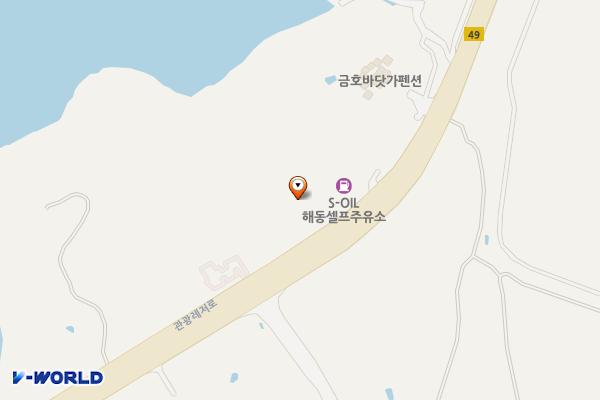 남양주유소 위치 지도 — 전남광주통합특별시 해남군 산이면 관광레저로 1785