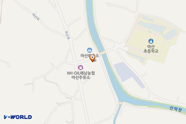 해남농협마산주유소 위치 지도 — 전남광주통합특별시 해남군 마산면 은적사길 8