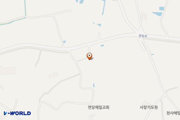 해남의집 위치 지도 — 전남광주통합특별시 해남군 황산면 연당길 35-48