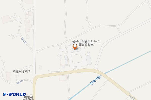 광주국토관리사무소 위치 지도 — 전남광주통합특별시 해남군 옥천면 지석로 19
