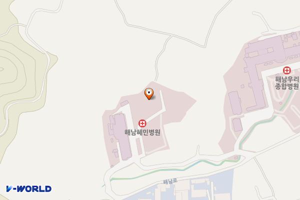 해남노인요양센터 위치 지도 — 전남광주통합특별시 해남군 옥천면 해남로 583-69
