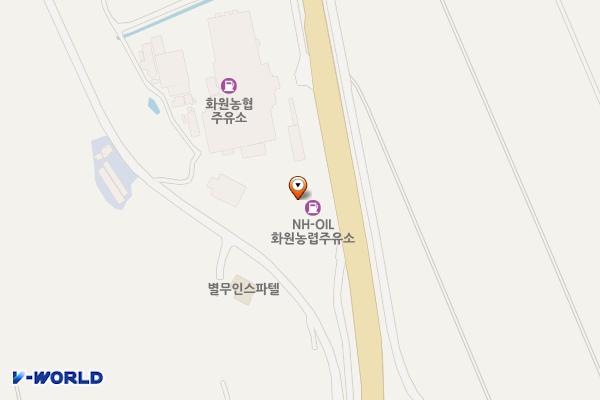 화원농협주유소 위치 지도 — 전남광주통합특별시 해남군 화원면 청용리 604