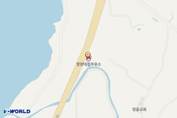 명량대첩주유소 위치 지도 — 전남광주통합특별시 해남군 화원면 관광레저로 810