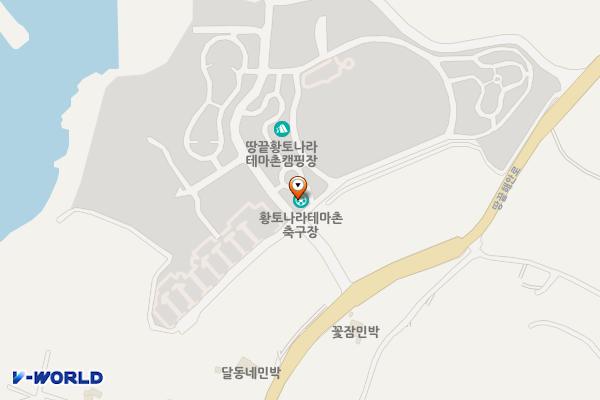 땅끝황토나라테마촌진미장터화장실 위치 지도 — 전남광주통합특별시 해남군 송지면 땅끝해안로 1730