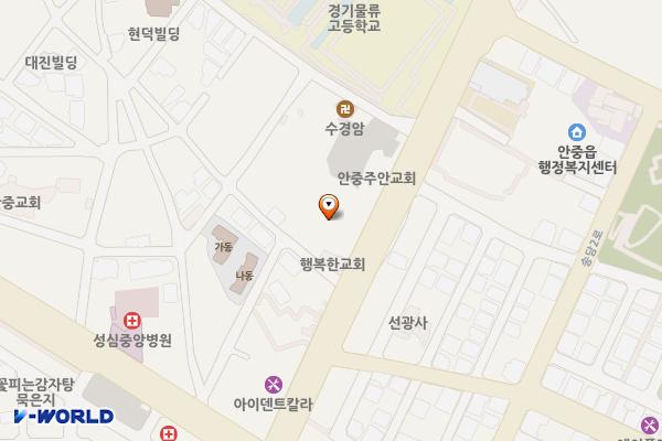 안중 제1공영주차장 위치 지도 — 경기도 평택시 안중읍 안중리 302-1