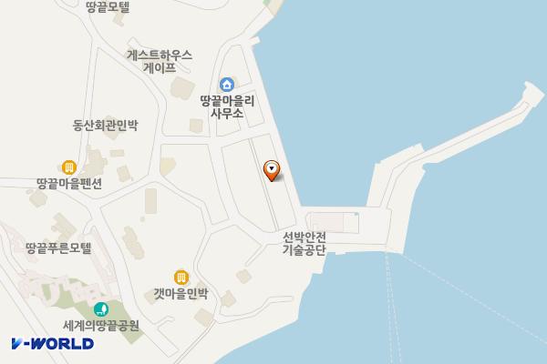 땅끝희망공원화장실 위치 지도 — 전남광주통합특별시 해남군 송지면 송호리 1306