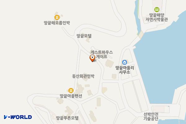 땅끝관리사무소옆화장실 위치 지도 — 전남광주통합특별시 해남군 송지면 땅끝마을길 42