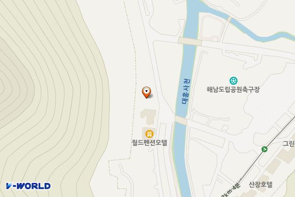 두륜산도립공원 관리사무소 위치 지도 — 전남광주통합특별시 해남군 삼산면 대흥사길 154 (구림리, 해남군관광지관리사무소)