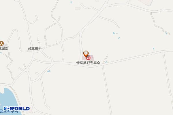 금호보건진료소 위치 지도 — 전남광주통합특별시 해남군 산이면 금호길 59