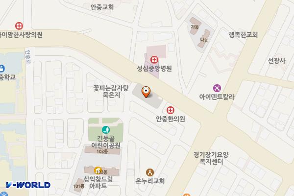 현화택지 제1공영주차장 위치 지도 — 경기도 평택시 안중읍 현화리 852