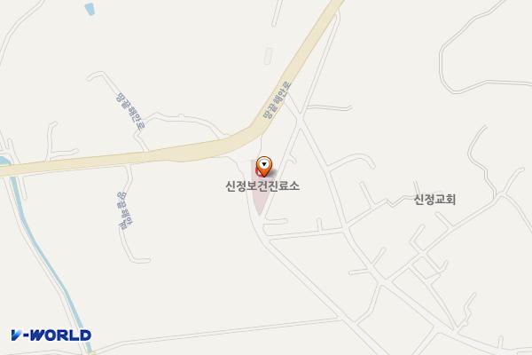 신정보건진료소 위치 지도 — 전남광주통합특별시 해남군 송지면 독고개길 3