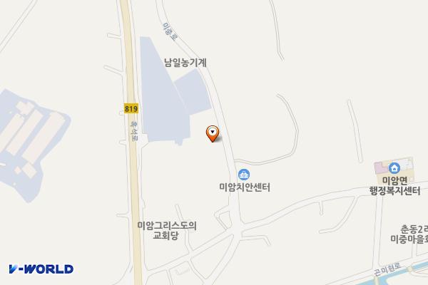 서영암농협 위치 지도 — 전남광주통합특별시 영암군 미암면 미중로 15-7