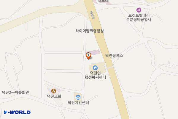 덕진보건지소 위치 지도 — 전남광주통합특별시 영암군 덕진면 예향로 1731
