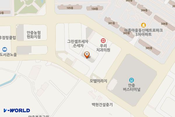 현화택지 제2공영주차장 위치 지도 — 경기도 평택시 안중읍 현화리 835-6