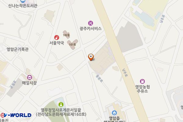영암5일시장 위치 지도 — 전남광주통합특별시 영암군 영암읍 오일시장길 28