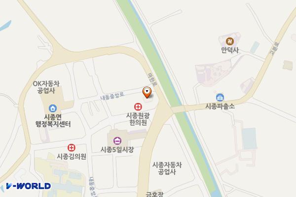 시종터미널 위치 지도 — 전남광주통합특별시 영암군 시종면 마한로 1281-1