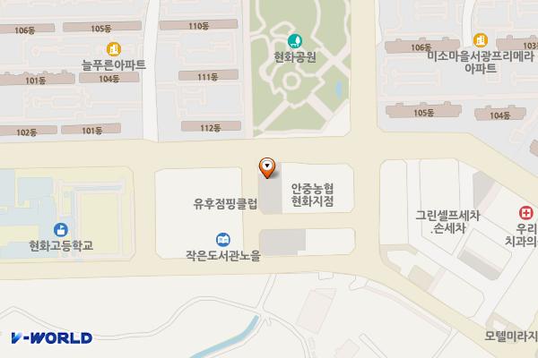 현화택지 제5공영주차장 위치 지도 — 경기도 평택시 안중읍 현화리 832-1