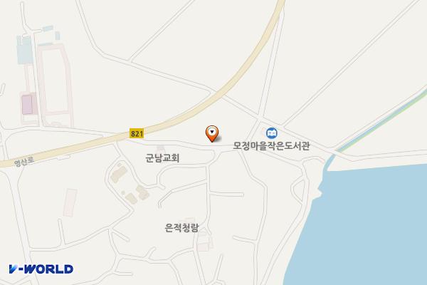 모정진료소 위치 지도 — 전남광주통합특별시 영암군 군서면 모정1길 39-2