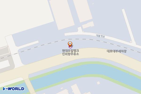 신외항주유소 위치 지도 — 전남광주통합특별시 영암군 삼호읍 대불로 749