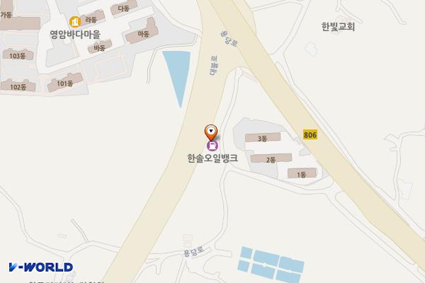 한솔오일뱅크주유소 위치 지도 — 전남광주통합특별시 영암군 삼호읍 대불로 376