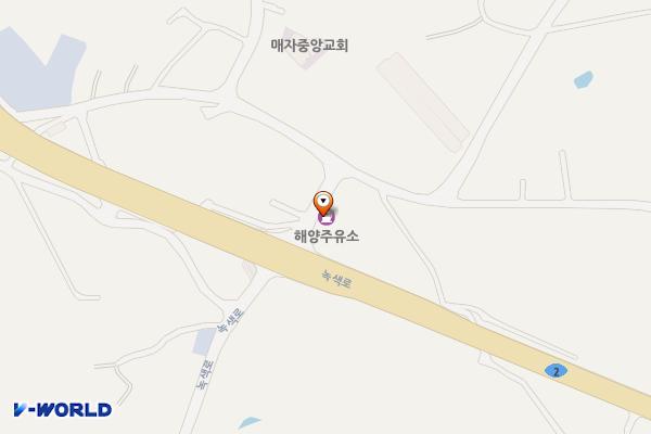 해양주유소 위치 지도 — 전남광주통합특별시 영암군 삼호읍 녹색로 1391-6