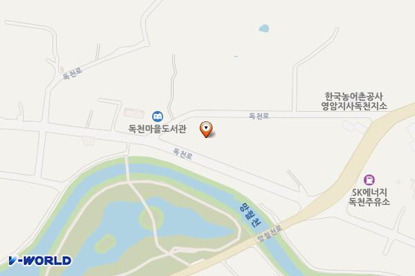 학산복지회관 위치 지도 — 전남광주통합특별시 영암군 학산면 독천로 245