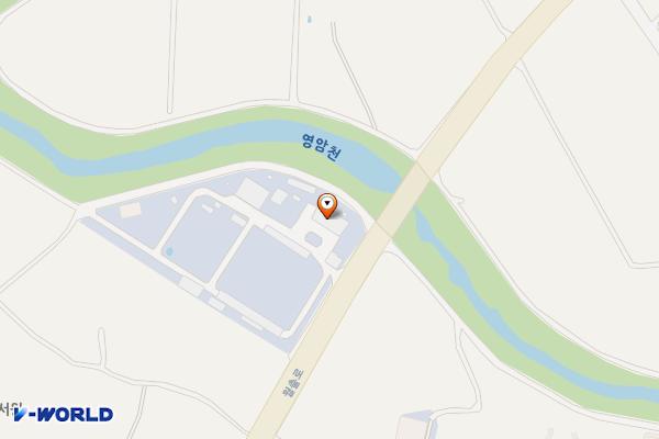 영암군수도사업소 위치 지도 — 전남광주통합특별시 영암군 영암읍 월출로 255