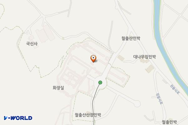 월출산국립공원 천황사주차장 위치 지도 — 전남광주통합특별시 영암군 영암읍 천황사로 280-16