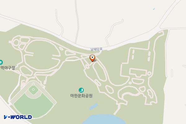 마한문화공원 위치 지도 — 전남광주통합특별시 영암군 시종면 남해당로 65