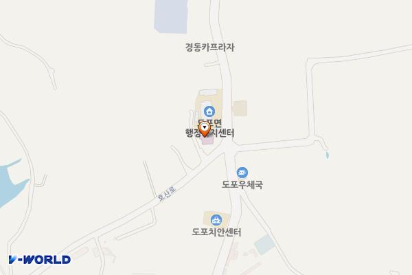 도포보건지소 위치 지도 — 전남광주통합특별시 영암군 도포면 호산로 39