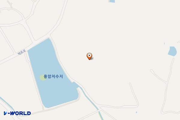 백로서식지 위치 지도 — 전남광주통합특별시 무안군 무안읍 용월리 307-1번지