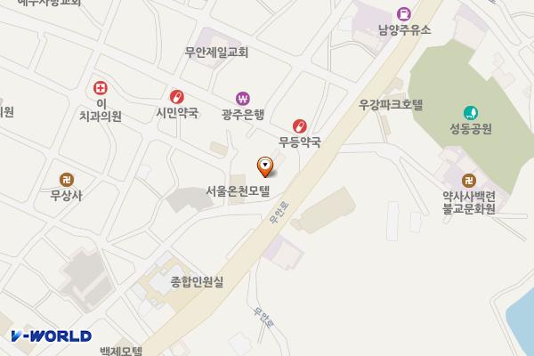 무안 버스터미널 위치 지도 — 전남광주통합특별시 무안군 무안읍 무안로 497