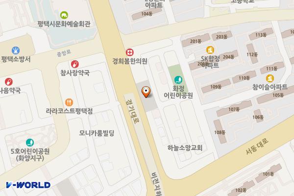 합정3-5공영주차장 위치 지도 — 경기도 평택시 합정동 868-4