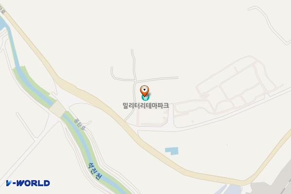 밀리터리테마파크 위치 지도 — 전남광주통합특별시 무안군 몽탄면 우명길 21
