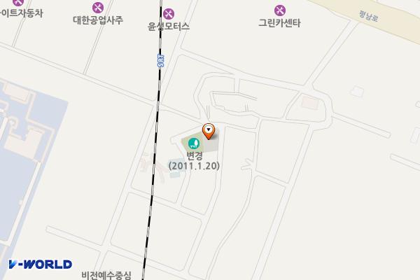 화촌공영주차장 위치 지도 — 경기도 평택시 통복동 242-5