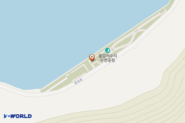 불갑저수지 수변공원 위치 지도 — 전남광주통합특별시 영광군 불갑면 방마로 151
