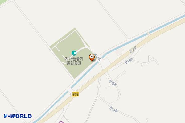 청보리축제장 위치 지도 — 전남광주통합특별시 영광군 군남면 천년로 909-3