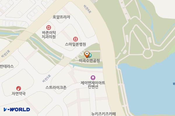소사벌 제1공영주차장 위치 지도 — 경기도 평택시 비전동 1099