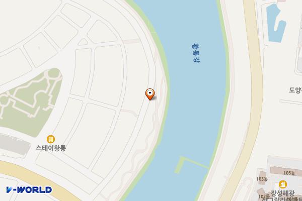 행복마을 화장실 위치 지도 — 전남광주통합특별시 장성군 황룡면 장산리 9-17