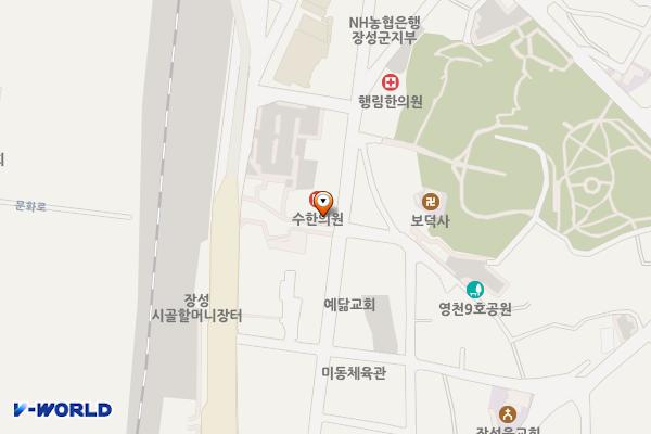 장성 공영터미널 화장실 위치 지도 — 전남광주통합특별시 장성군 장성읍 영천로 125-7, 장성공용버스터미널