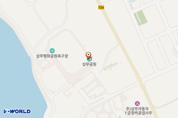 사창축구장 화장실 위치 지도 — 전남광주통합특별시 장성군 삼계면 주산리 635번지