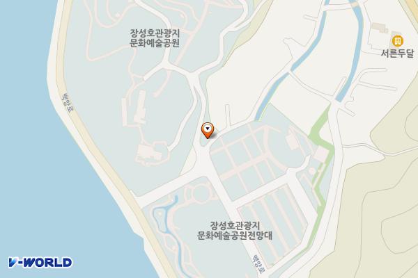 장성호관광지 매점화장실 위치 지도 — 전남광주통합특별시 장성군 북하면 쌍웅리 328번지