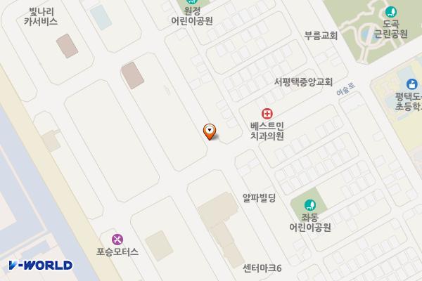 포승공단 노상 제1(포승옥~메트로카운티) 위치 지도 — 경기도 평택시 포승읍 도곡리 1174