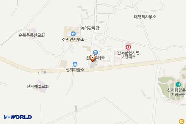 신지여객 위치 지도 — 전남광주통합특별시 완도군 신지면 대곡길 4